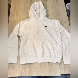 Nike White Hoodie Sweatshirt hooded sweater